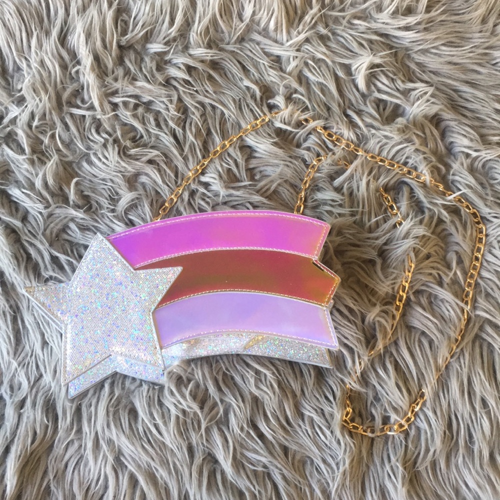 Holographic Shooting Star Crossbody Purse